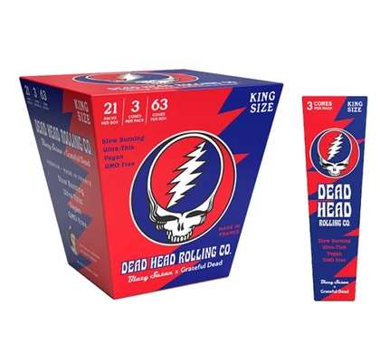  Grateful Dead King Size Cones 3ct