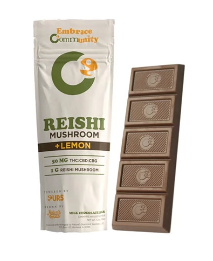 Chocolate - Reishi Mushroom Lemon Milk Chocolate Bar (50mg) Chocolate - Reishi Mushroom Lemon Milk Chocolate Bar (50mg)