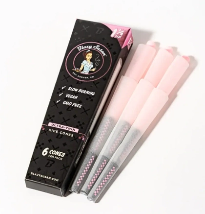   Ultra Thin Rice Paper 1 1/4 Cones 6ct