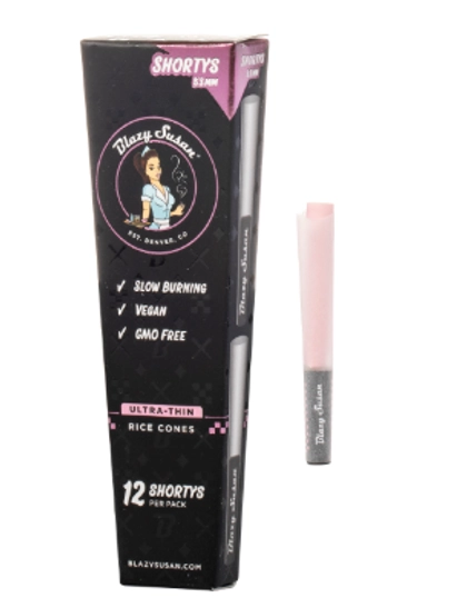 Ultra Thin Rice Paper Shorty Cones 12ct Ultra Thin Rice Paper Shorty Cones 12ct