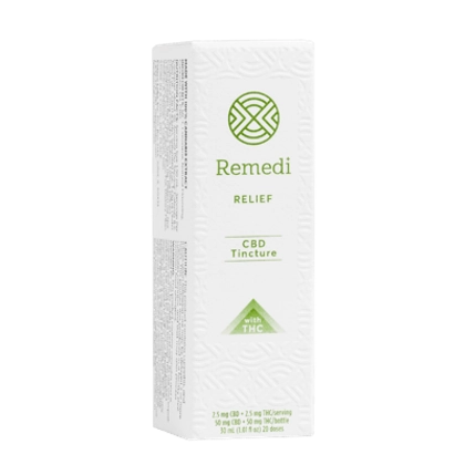  Tincture - Relief 1:1 THC:CBD (50mg)