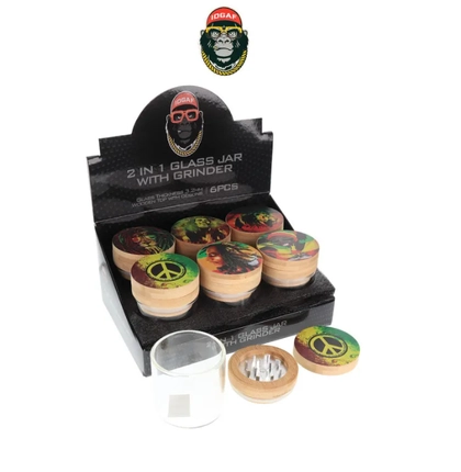  Grinder w/ Glass Storage Jar