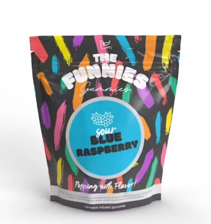  Gummies - SUPER Funnies Sour Blue Raspberry - 1ct (50mg)