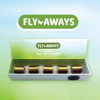  Chocolate - Fly Away Milk Chocolate Mint 5ct (50mg)