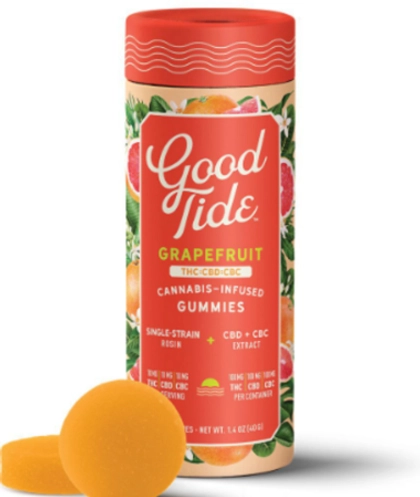  Rosin Gummies - Grapefruit 1:1:1 THC:CBD:CBC - 10ct (100mg)