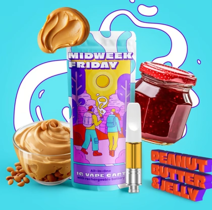 Vape Cart - Peanut Butter and Jelly (1g) Vape Cart - Peanut Butter and Jelly (1g)