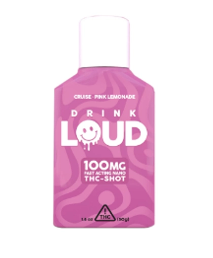  THC Shot - Drink Loud Pink Lemonade 50ml (100mg)