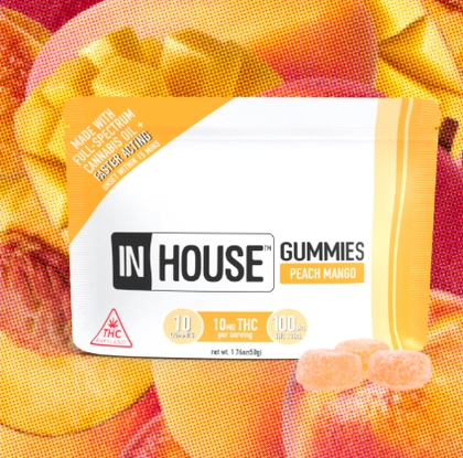 Gummies - Peach Mango 10pk (100mg)
