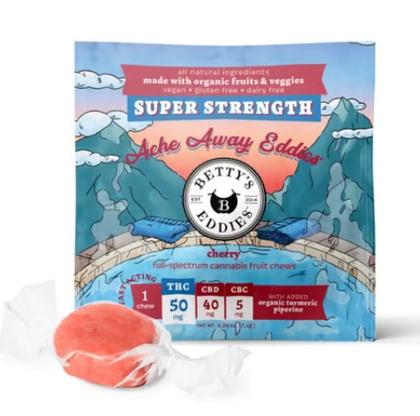  Fruit Chews - Ache Away Cherry 1pk (50mg)