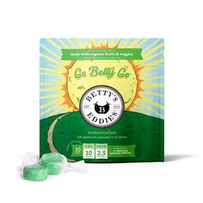  Fruit Chews - Watermelon 10 pk 10:2.5 THC:THCV (100mg)