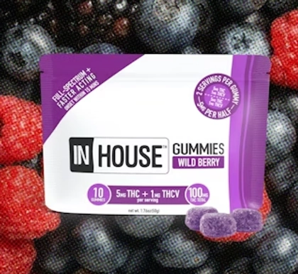 Gummies - Wild Berry 5:1 THC:THCV 10pk (100mg) Gummies - Wild Berry 5:1 THC:THCV 10pk (100mg)