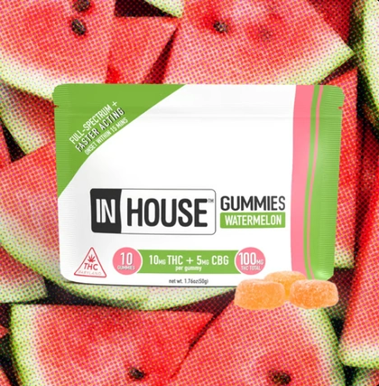  Gummies - 2:1 Watermelon 10pk (100mg)