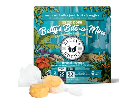  Fruit Chews - Bite-a-Mins Tropical Smoothie 2pk (50mg)
