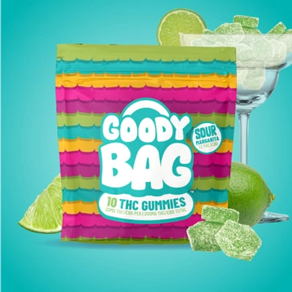  Gummies - Sour Margarita 1:1 CBD:THC - 5ct (100mg)