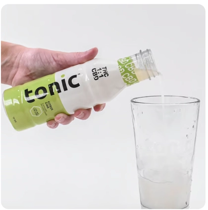  Infused Beverage - 12 oz. Citrus Lime 1:1 CBD:THC (100mg)