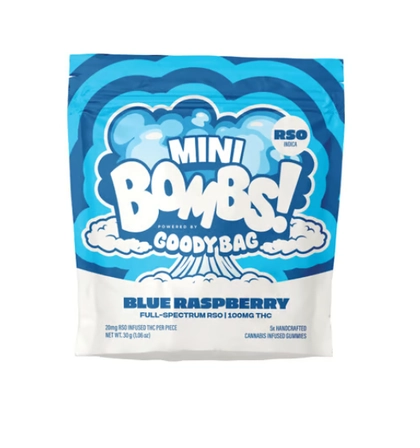 Mini BOMB - Blue Raspberry (5ct) 100mg Mini BOMB - Blue Raspberry (5ct) 100mg