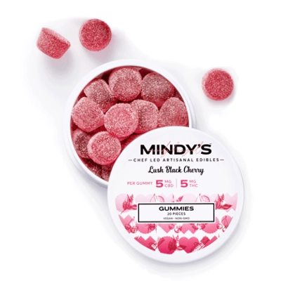 Gummies - Lush Black Cherry 1:1 THC:CBD - 20ct (100 mg) Gummies - Lush Black Cherry 1:1 THC:CBD - 20ct (100 mg)