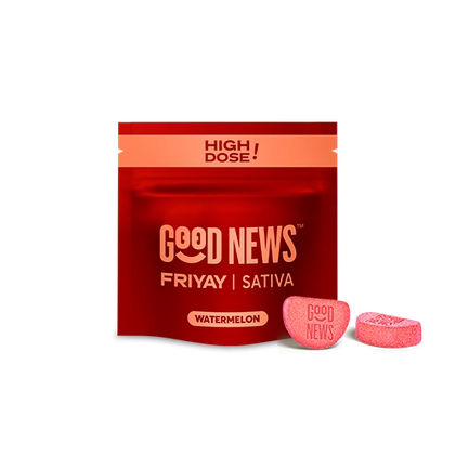 Gummies - High Dose Friyay Watermelon 2ct (100mg)