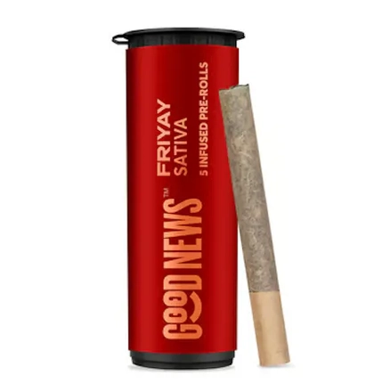  Infused Pre Rolls 5pk - Friyay (2.5g)