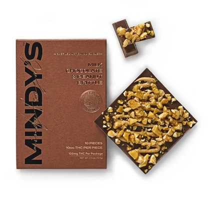  Chocolates - Chocolate Peanut Brittle Bar (100mg)