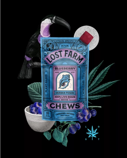  Live Resin Chews - Blueberry - 10ct (100mg)
