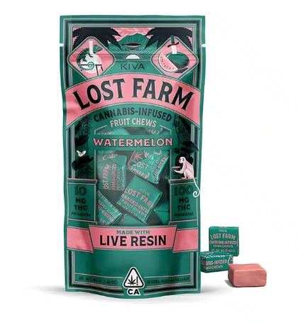 Live Resin Chews - Watermelon - 10ct (100mg) Live Resin Chews - Watermelon - 10ct (100mg)
