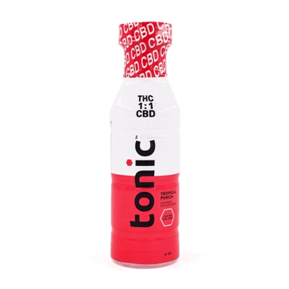  Infused Beverage - 12 oz. Tropical Punch 1:1 CBD:THC (100mg)