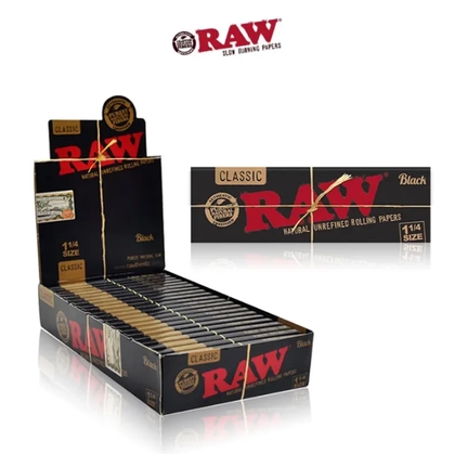 Black 1 1/4 Rolling Papers 50ct Black 1 1/4 Rolling Papers 50ct