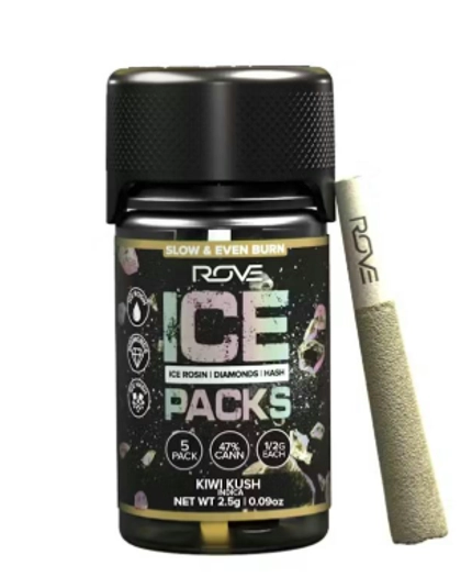  Infused Pre Roll - ICE Pack Kiwi Kush 5pk (2.5g)
