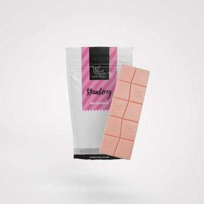  Chocolate Bar - Strawberry White Chocolate Bar - 10ct (100mg)