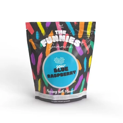 Gummies - SUPER Funnies Sour Blue Raspberry - 1ct (100mg)