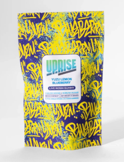 Live Rosin Gummy - Blueberry Yuzu 10ct (100mg) Live Rosin Gummy - Blueberry Yuzu 10ct (100mg)