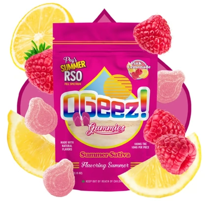  Gummies - Pink Lemonade RSO 10pk (100mg)