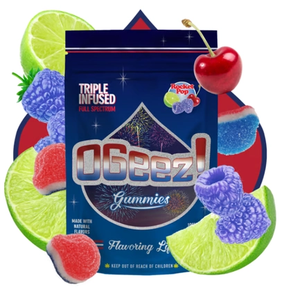  Gummies - Triple Infused Rocket Pop 10pk (100mg)