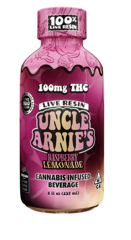  Infused Beverage - Live Rosin Raspberry Lemonade 8oz (100mg)