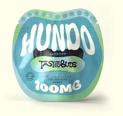 Gummies - Blue Radberry Hundo Taste Buds 1ct (100mg) Gummies - Blue Radberry Hundo Taste Buds 1ct (100mg)