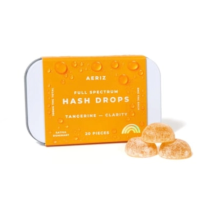 Gummies - Tangerine Hash Drops 20pk (100mg)