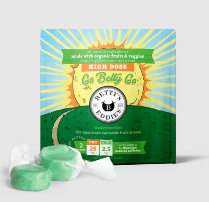  Fruit Chews - Watermelon 2:1 THC:THCV 2pk (50mg)
