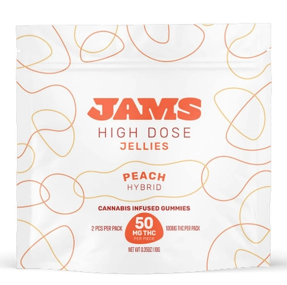  Gummies - High Dose Peach (2ct) 100mg