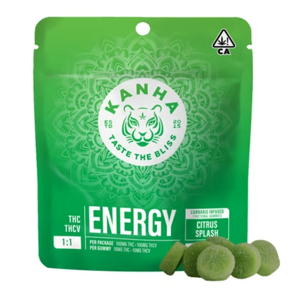  Nano FX Gummies - Citrus Splash 1:1 THC:THCV 10pk (100mg)