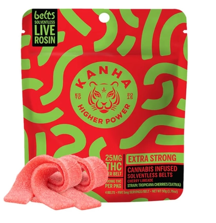  Rosin Belts - Cherry Limeade 4pc (100mg)