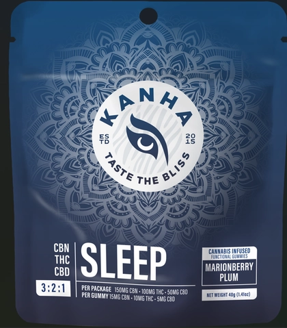  Nano FX Gummies - Sleep Marionberry Plum 3:2:1 CBN:THC:CBD 10pk (100mg)