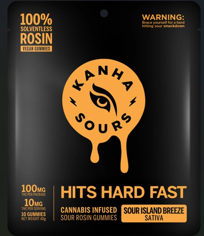  Rosin Gummies - NANO Sour Island Breeze (100mg)