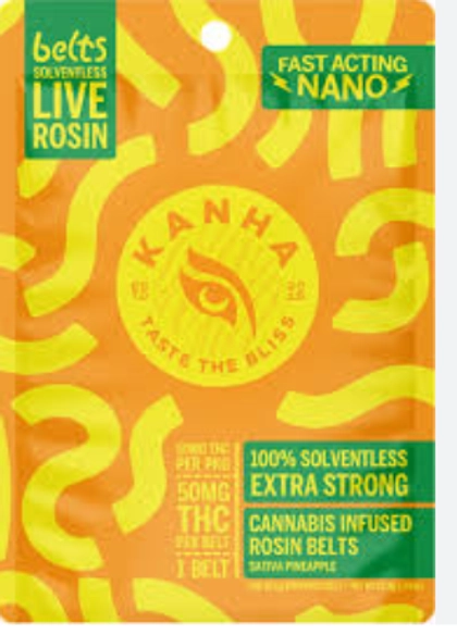  Belts - Sour Pineapple  1pc (50mg)