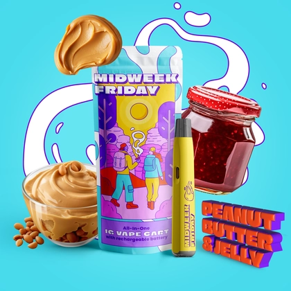  Disposable Vape - Peanut Butter and Jelly (1g)