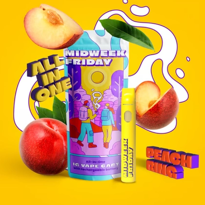  Disposable Vape - Peach Rings (1g)