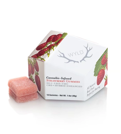  Gummies - Strawberry 20:1 CBD:THC - 10ct (10mg)