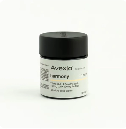  40pk Tablets - Harmony 1:1 CBD:THC (100mg)