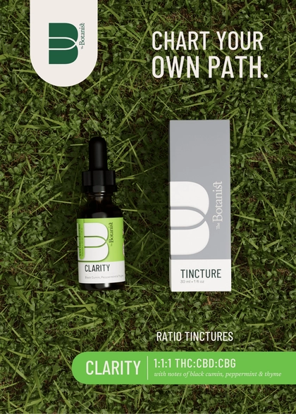  Tincture - Clarity 1:1:1 THC/CBD/CBG (100mg)