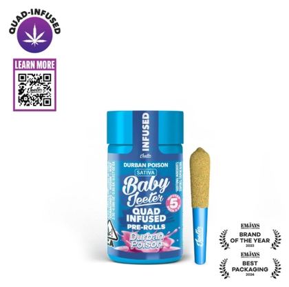  Infused Pre Rolls - Durban Poison 5pk (2.5g)